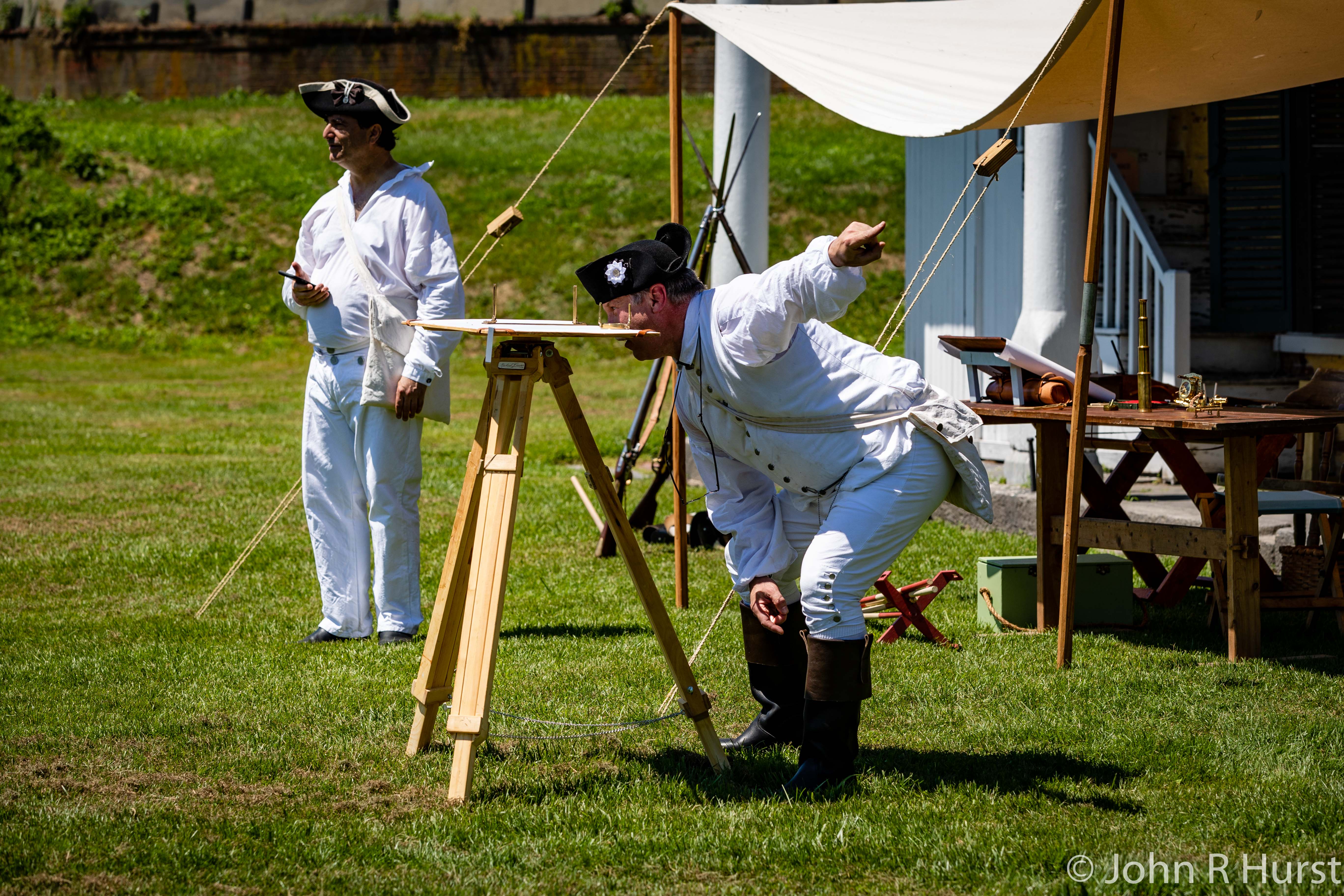 The Colonial Surveyor – Michael Carver — Historical Interpreter/Reenactor