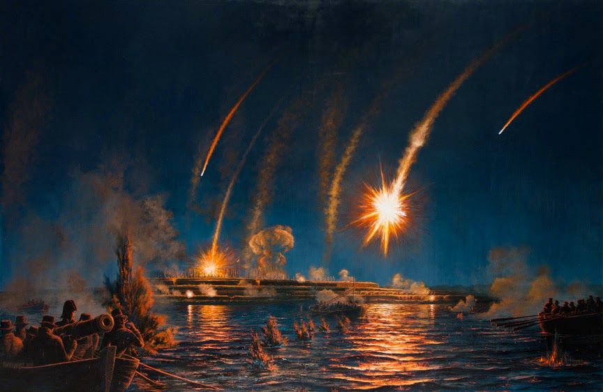 “And the Rockets’ Red Glare” – Rockets were originally used AGAINST the ...